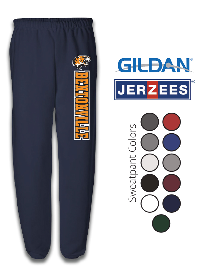 PE Uniforms Colors Fleece Sweatpants